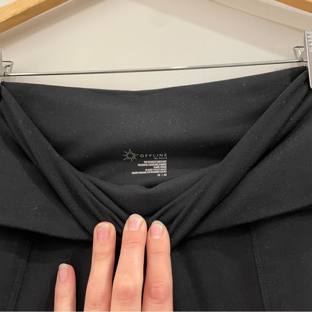 Aerie Black Flared Leggings - Picture 4 of 4